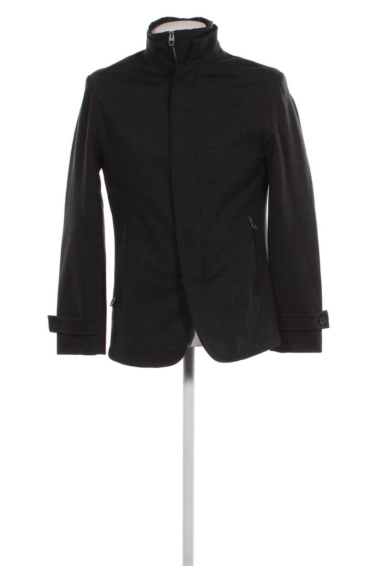 Мъжко яке Zara Man, Размер M, Цвят Черен, Цена 14,35 лв.