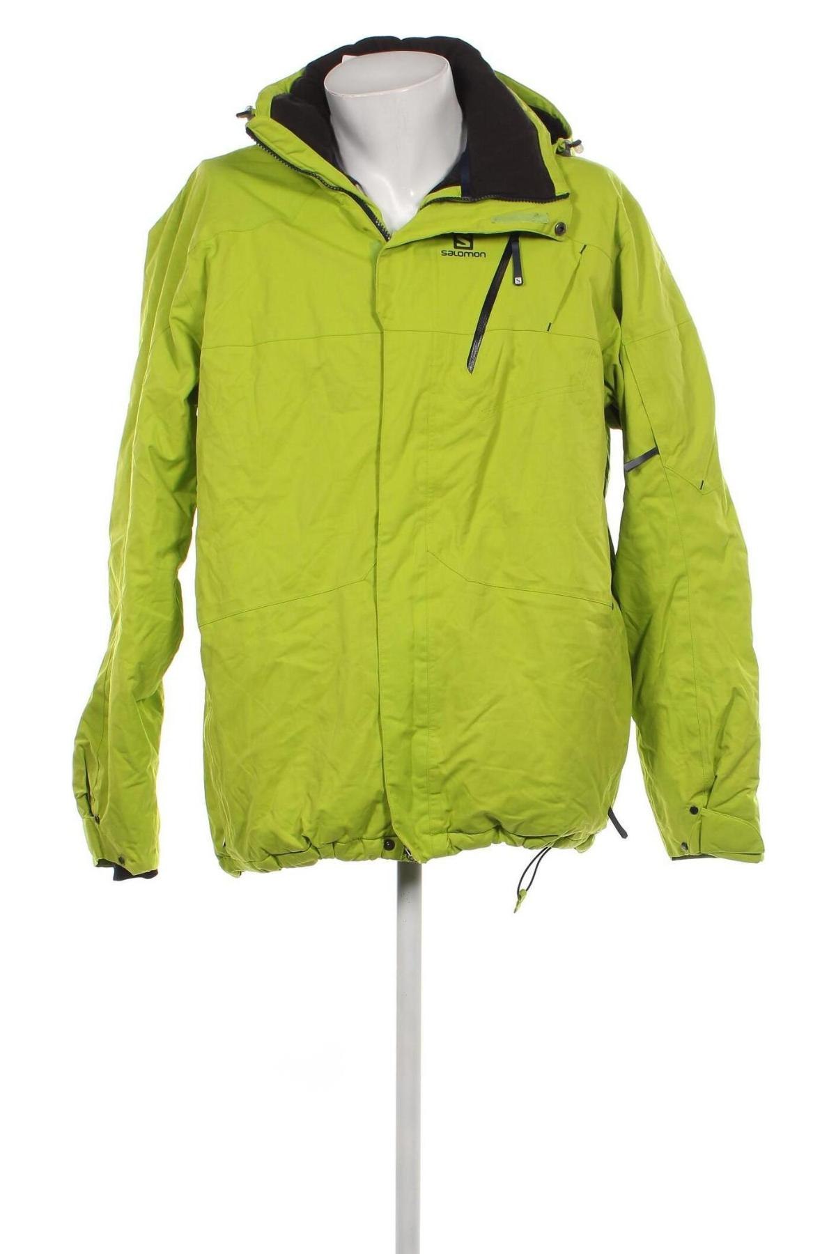 Ανδρικό μπουφάν για χειμερινά σπορ Salomon, Μέγεθος XL, Χρώμα Πράσινο, Τιμή 115,63 €