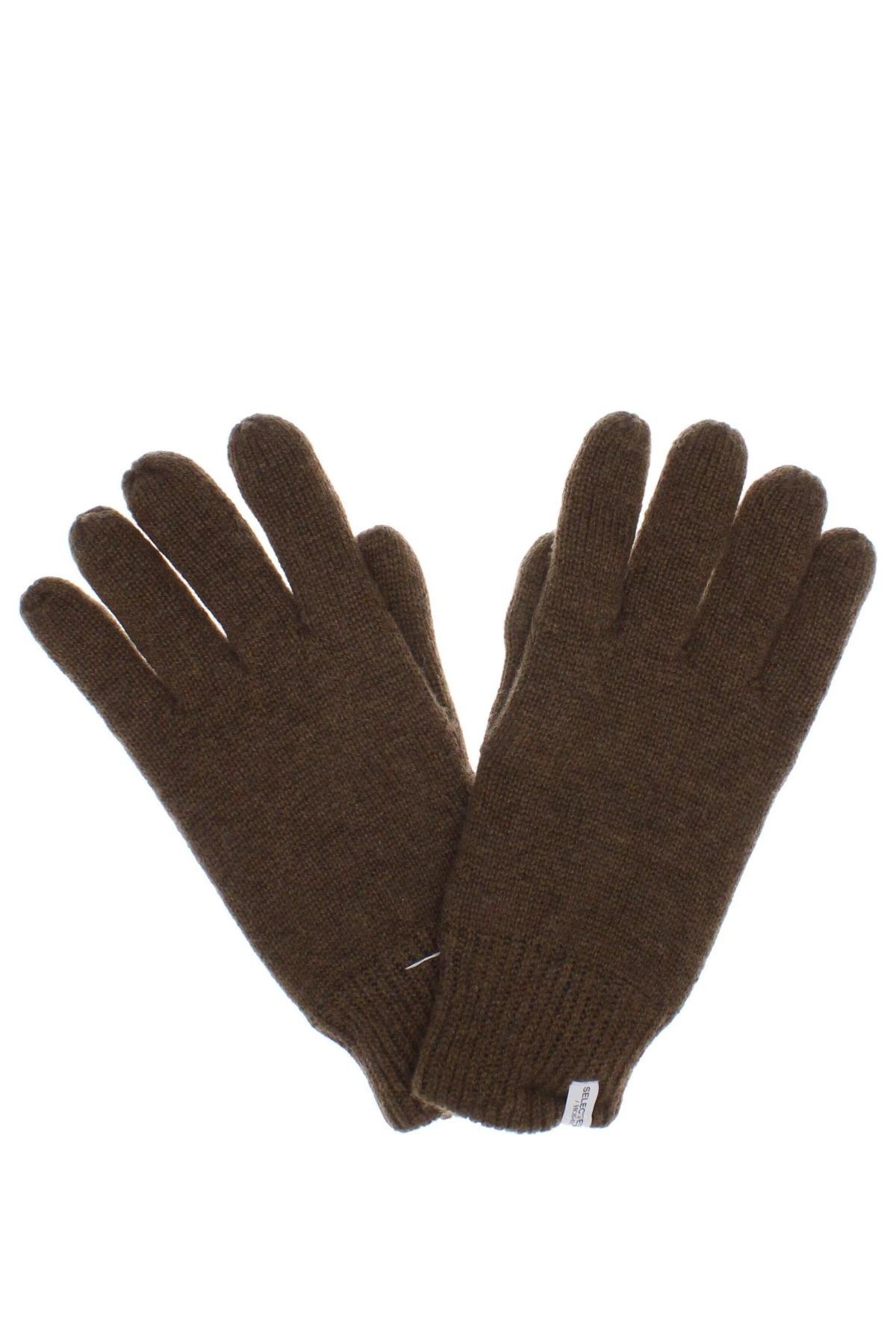 Handschuhe Selected Homme, Farbe Braun, Preis 24,00 €