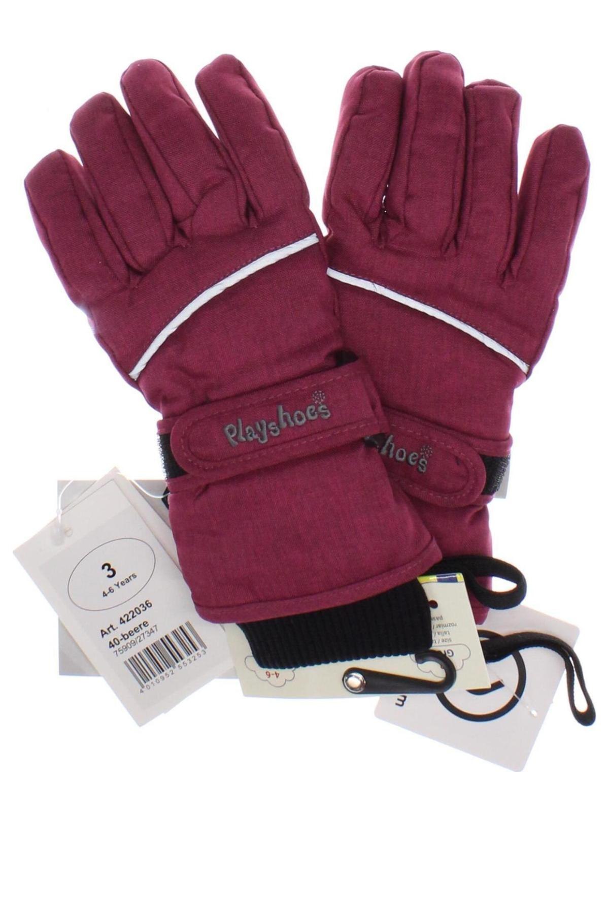 Ръкавици за зимни спортове Playshoes, Цвят Розов, Цена 49,00 лв.