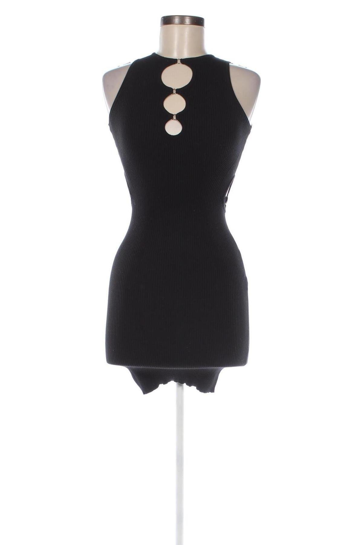 Φόρεμα Bershka, Μέγεθος XS, Χρώμα Μαύρο, Τιμή 13,51 €
