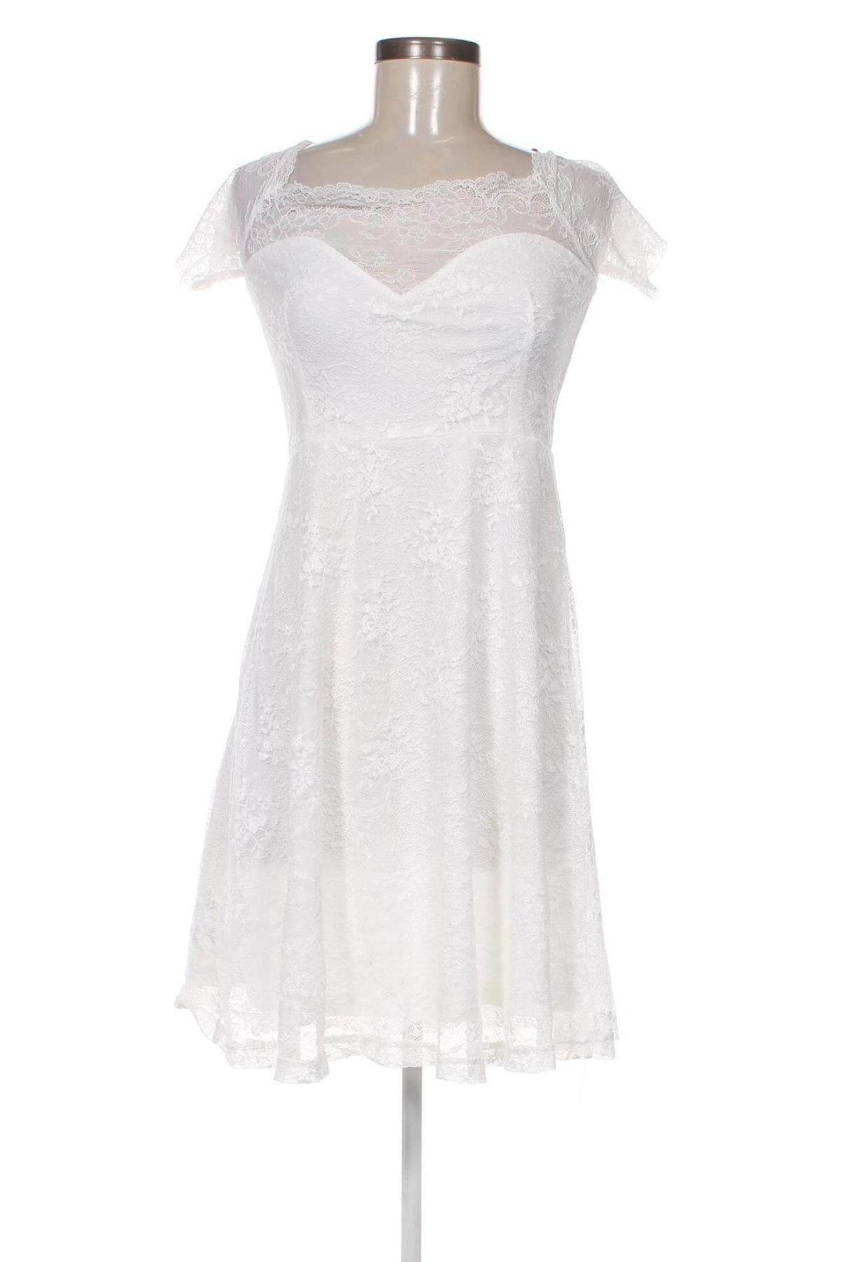 Φόρεμα Bubbleroom, Μέγεθος L, Χρώμα Λευκό, Τιμή 38,55 €