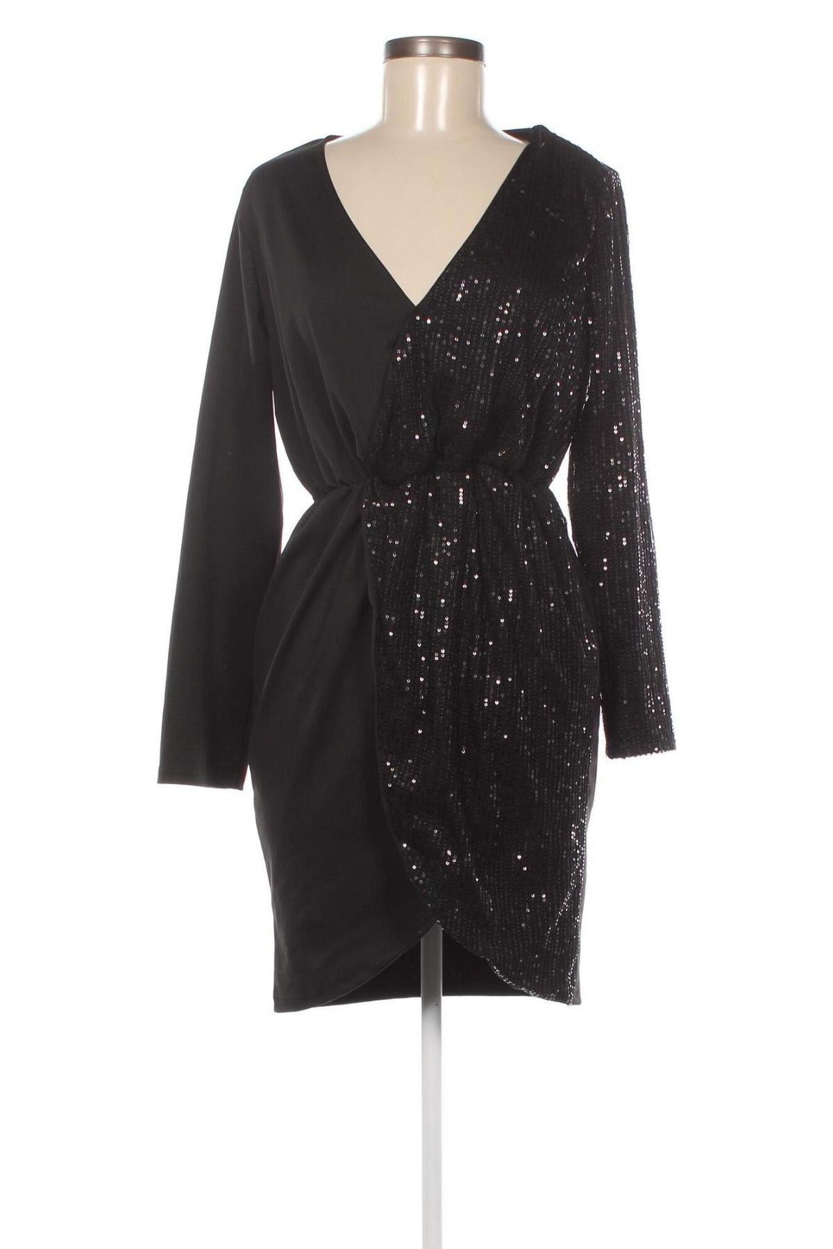 Kleid ChicMe, Größe L, Farbe Schwarz, Preis 14,83 €
