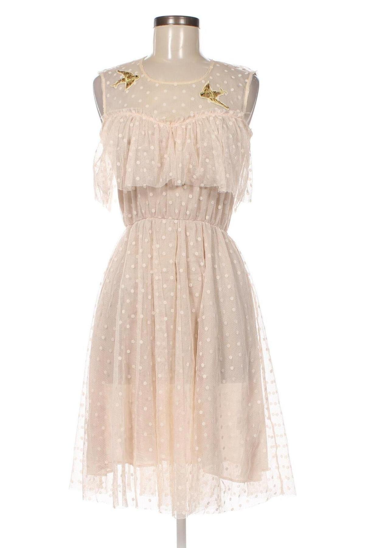 Kleid Elli White, Größe S, Farbe Beige, Preis € 20,18