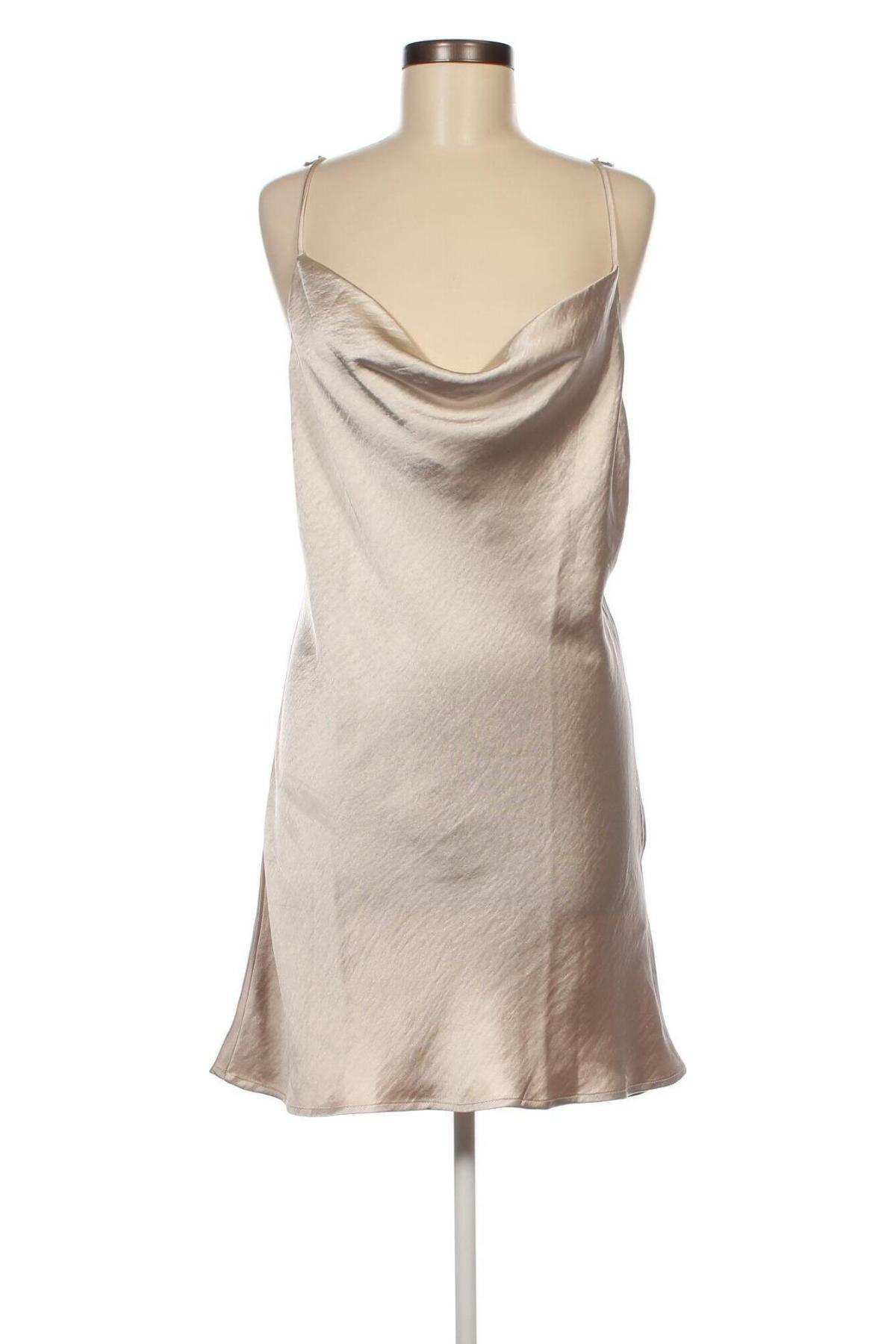 Φόρεμα Gina Tricot, Μέγεθος L, Χρώμα  Μπέζ, Τιμή 30,06 €
