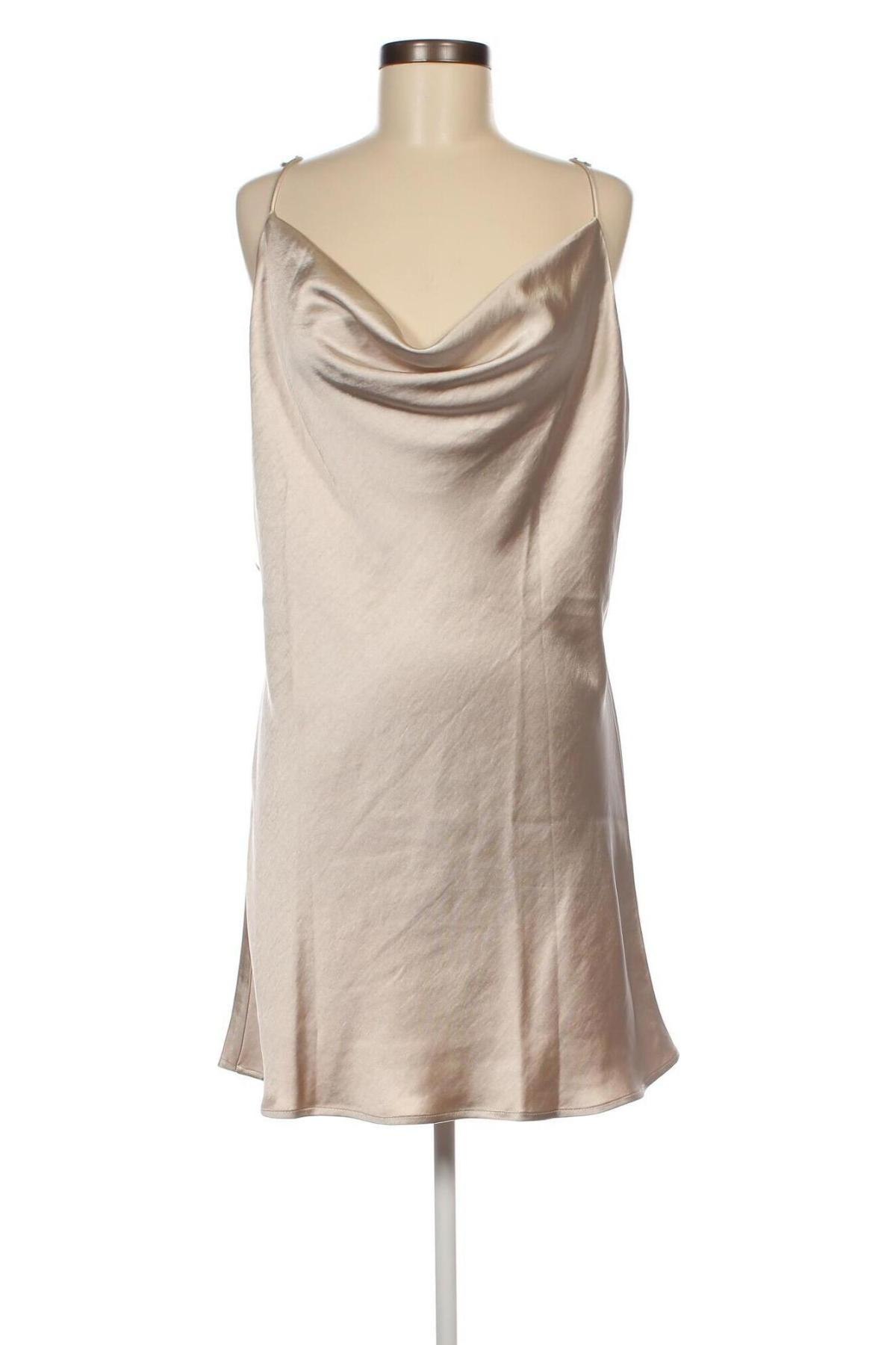 Φόρεμα Gina Tricot, Μέγεθος XL, Χρώμα  Μπέζ, Τιμή 30,06 €
