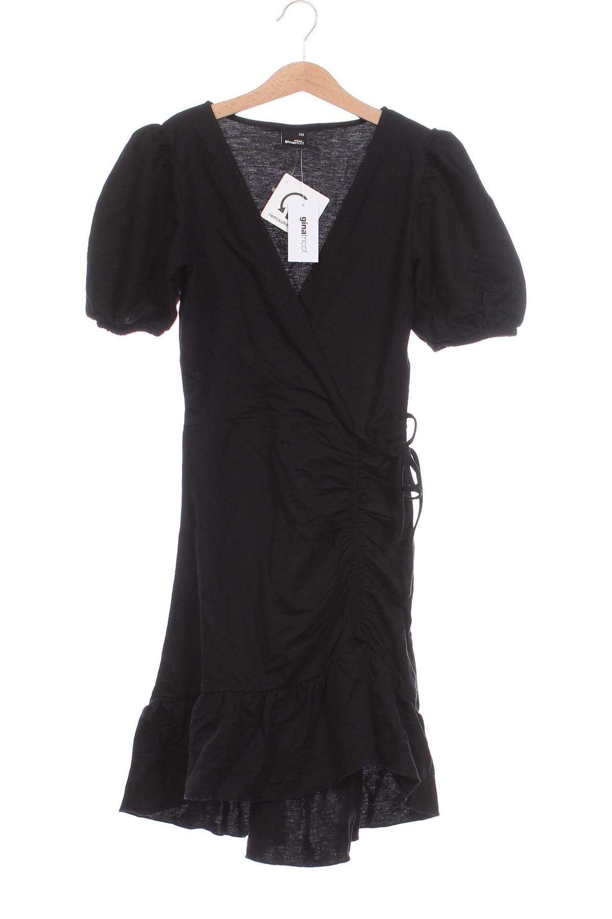 Rochie Gina Tricot, Mărime XXS, Culoare Negru, Preț 73,42 Lei