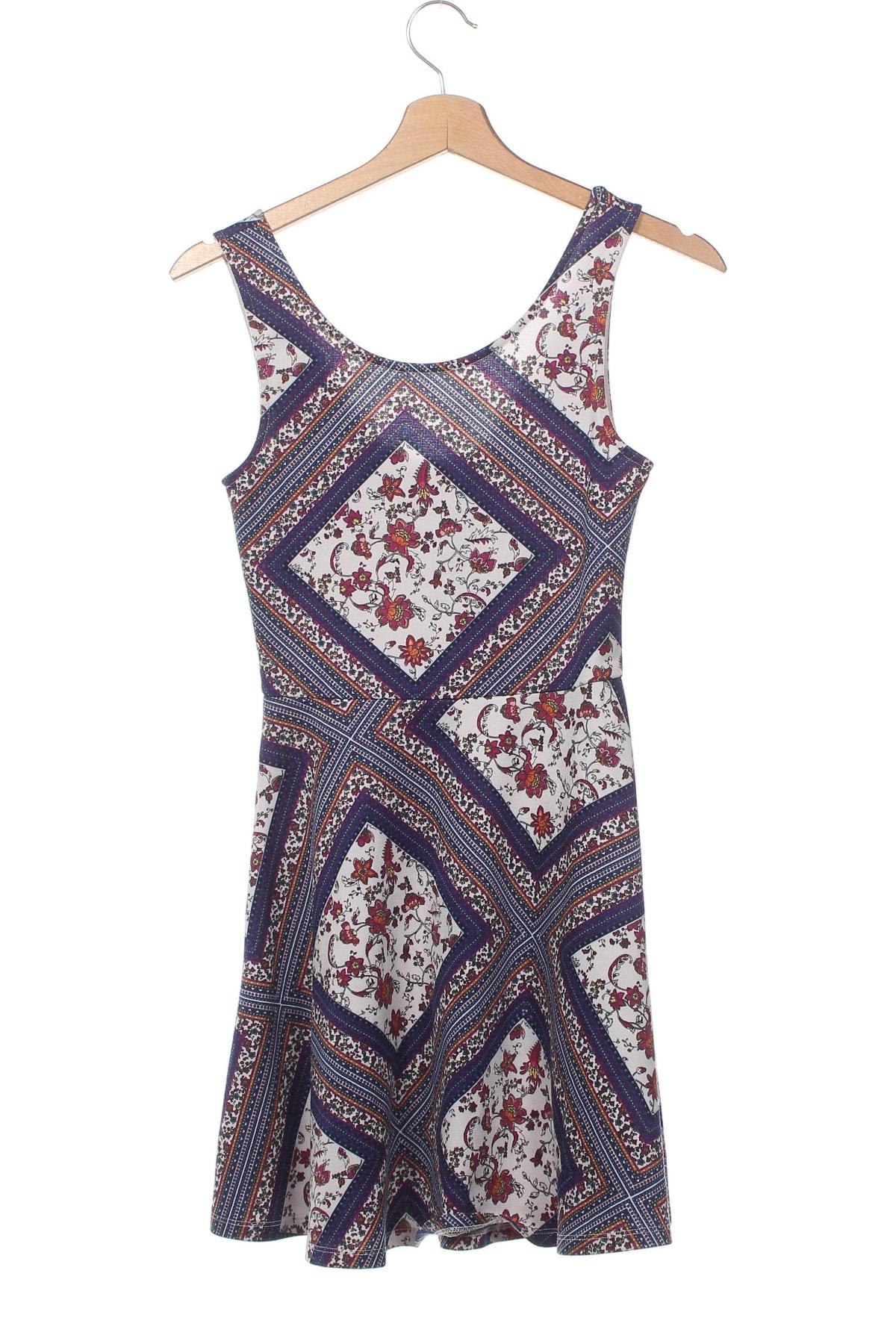 Kleid H&M Divided, Größe XS, Farbe Mehrfarbig, Preis 5,12 €