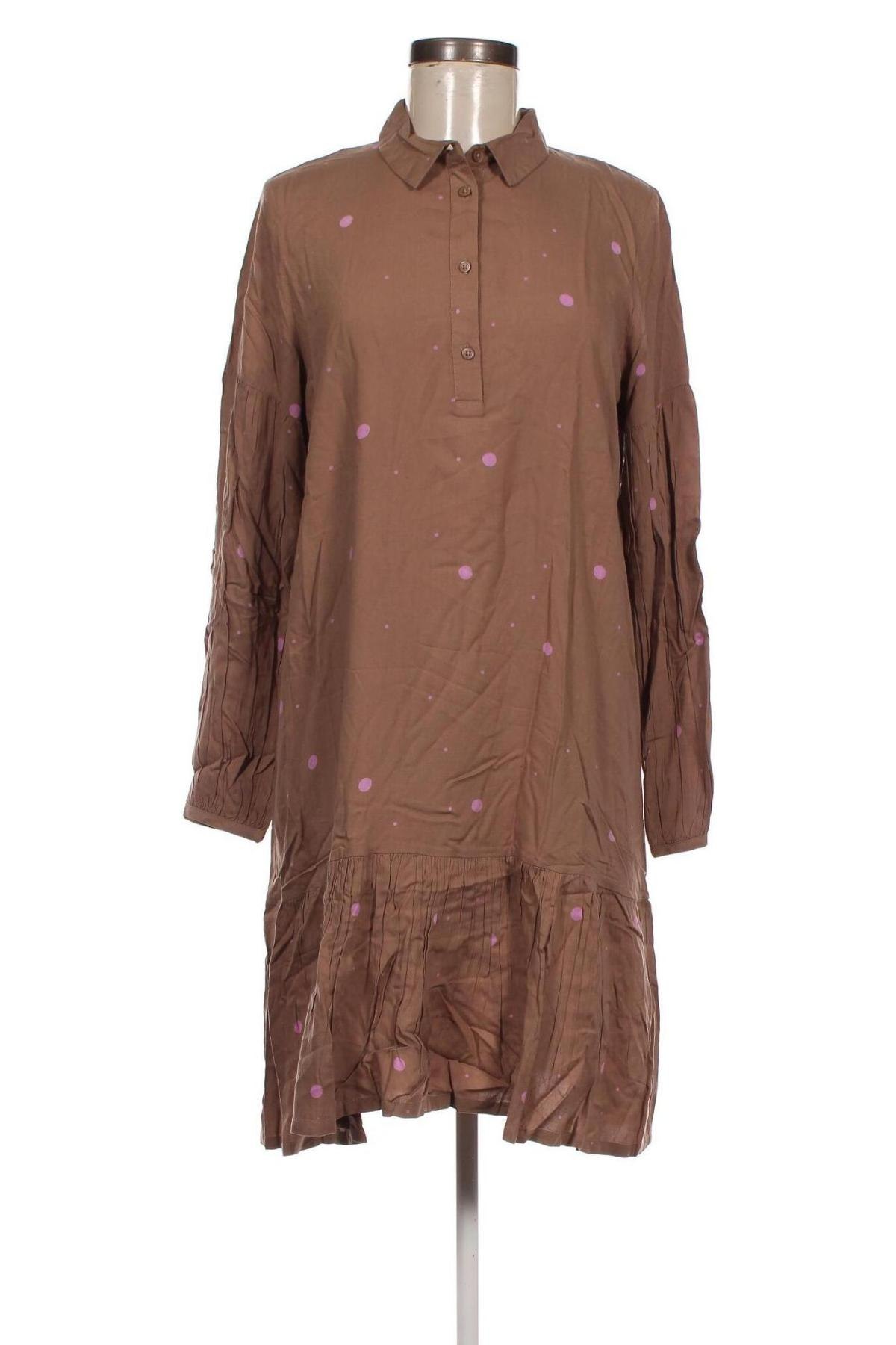 Kleid Ichi, Größe S, Farbe Beige, Preis 9,99 €