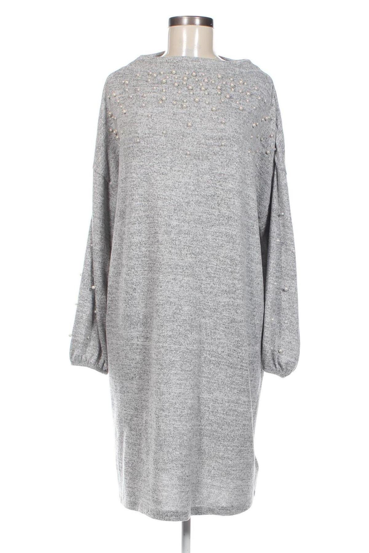 Kleid Jean Pascale, Größe L, Farbe Grau, Preis € 5,25