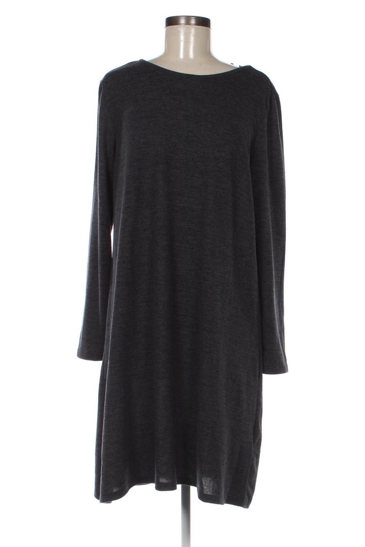 Φόρεμα Jean Pascale, Μέγεθος L, Χρώμα Γκρί, Τιμή 9,15 €