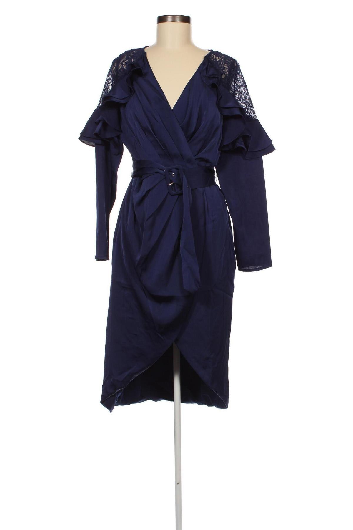 Kleid Karen Millen, Größe L, Farbe Blau, Preis 197,42 €