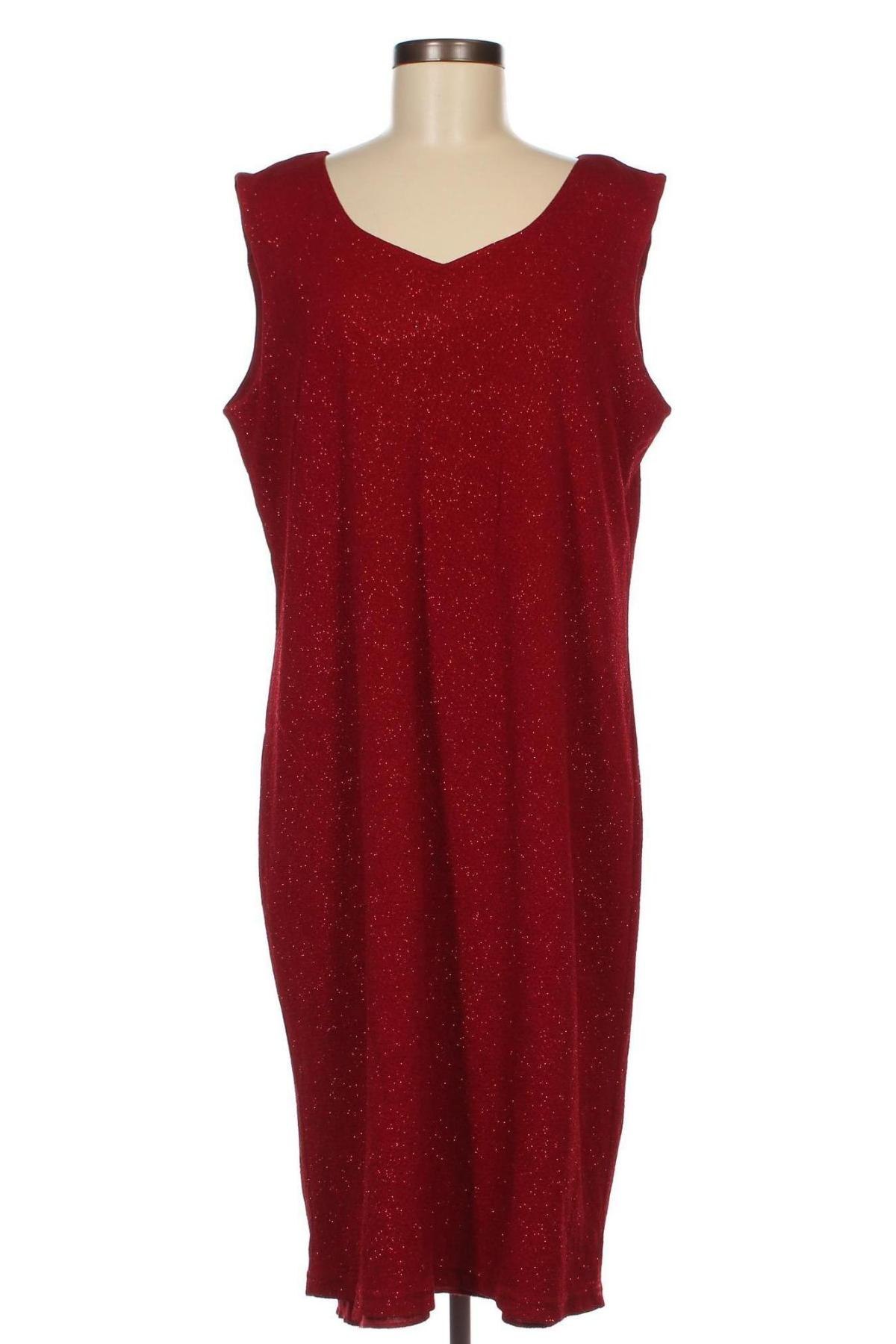 Φόρεμα Korakor, Μέγεθος 4XL, Χρώμα Κόκκινο, Τιμή 18,03 €