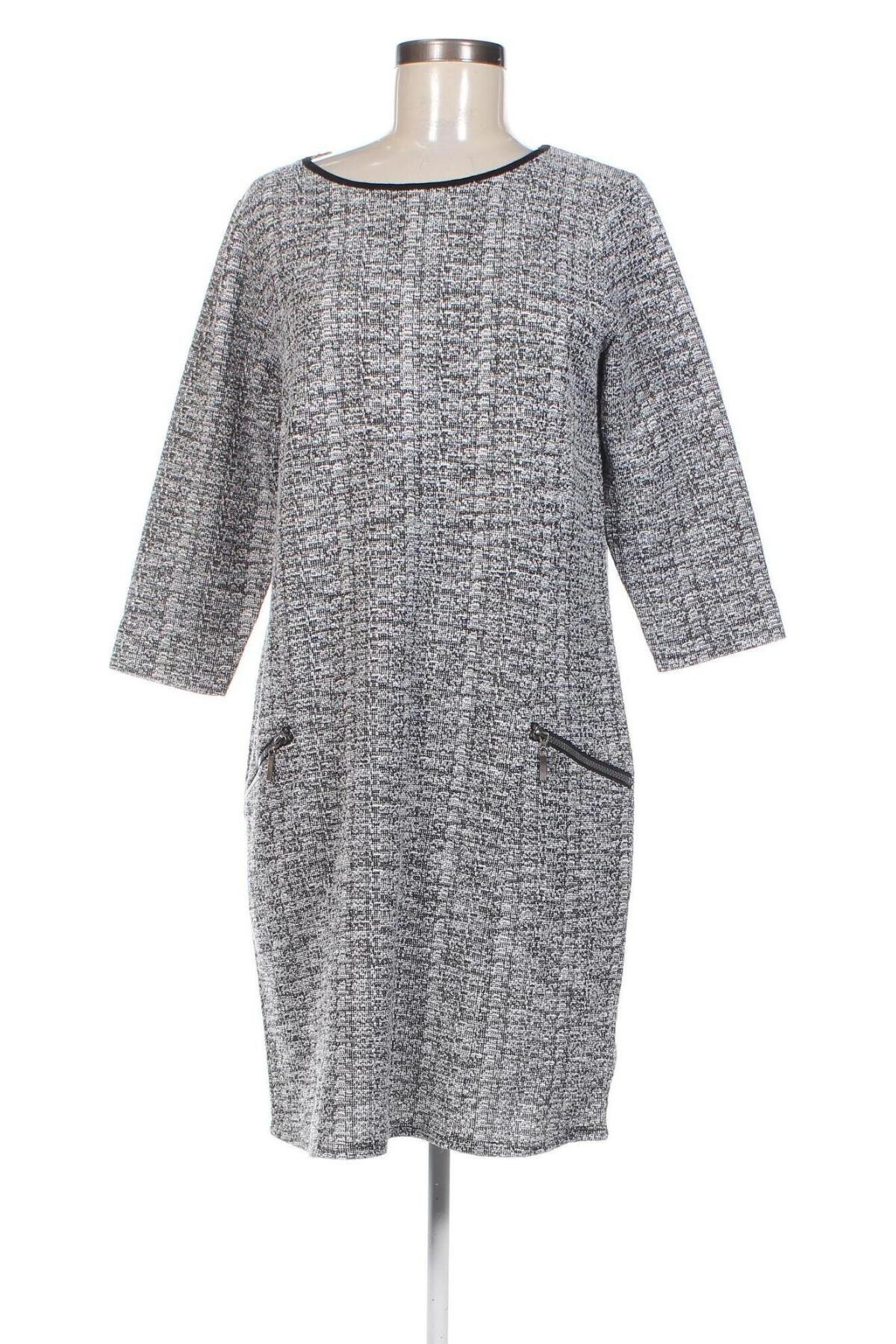 Kleid Laura Torelli, Größe M, Farbe Grau, Preis 5,45 €