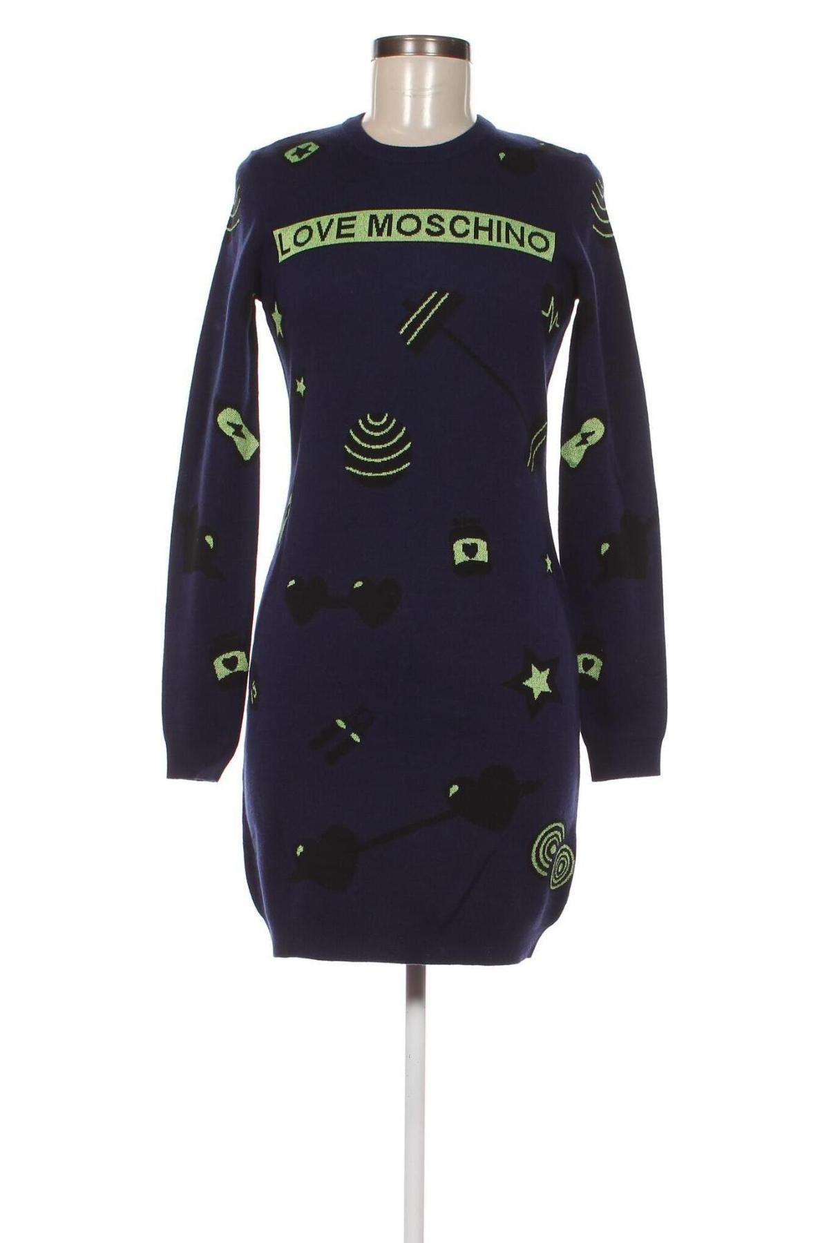 Šaty  Love Moschino, Veľkosť M, Farba Modrá, Cena  170,07 €