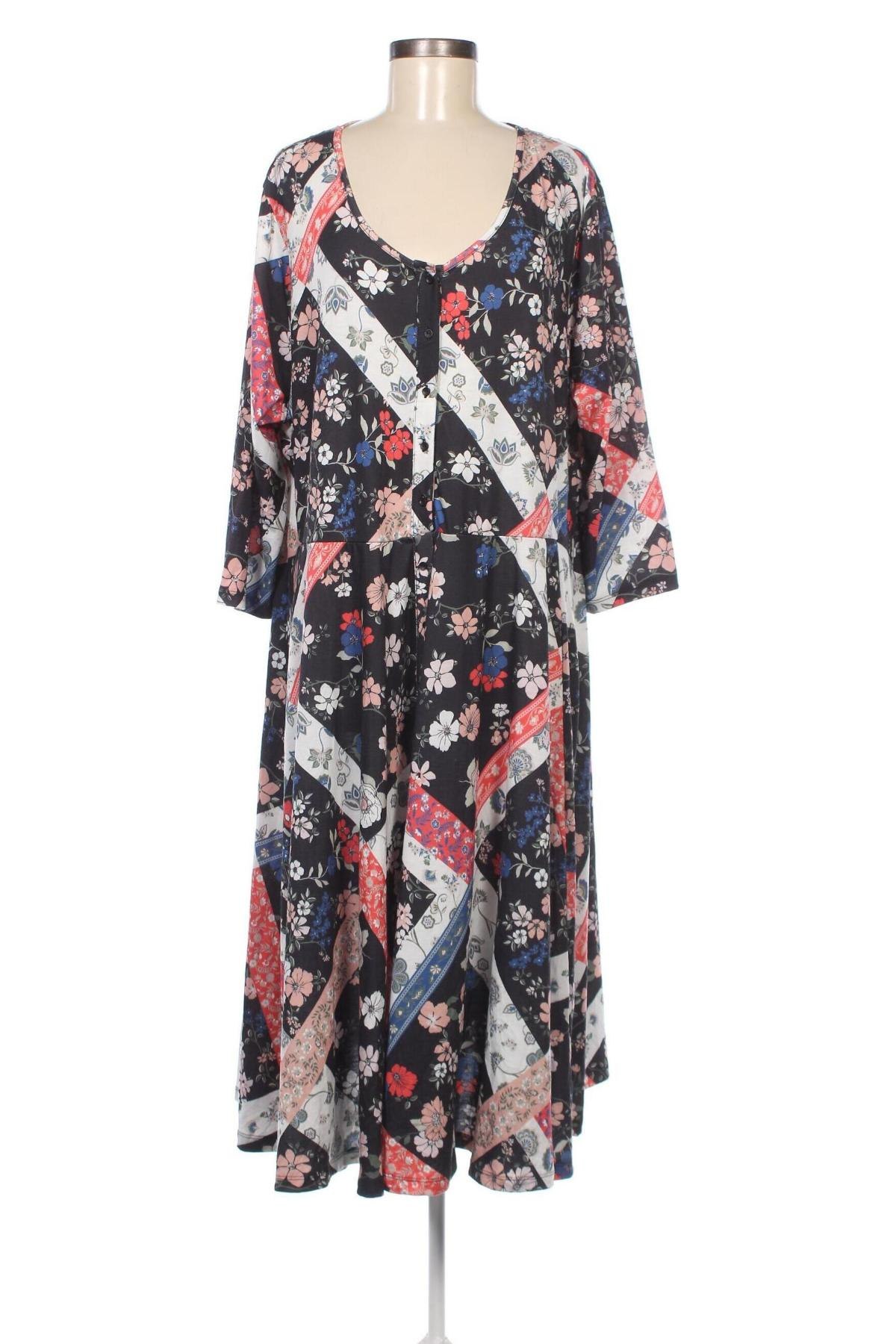 Kleid Maite Kelly by Bonprix, Größe 3XL, Farbe Mehrfarbig, Preis 28,53 €