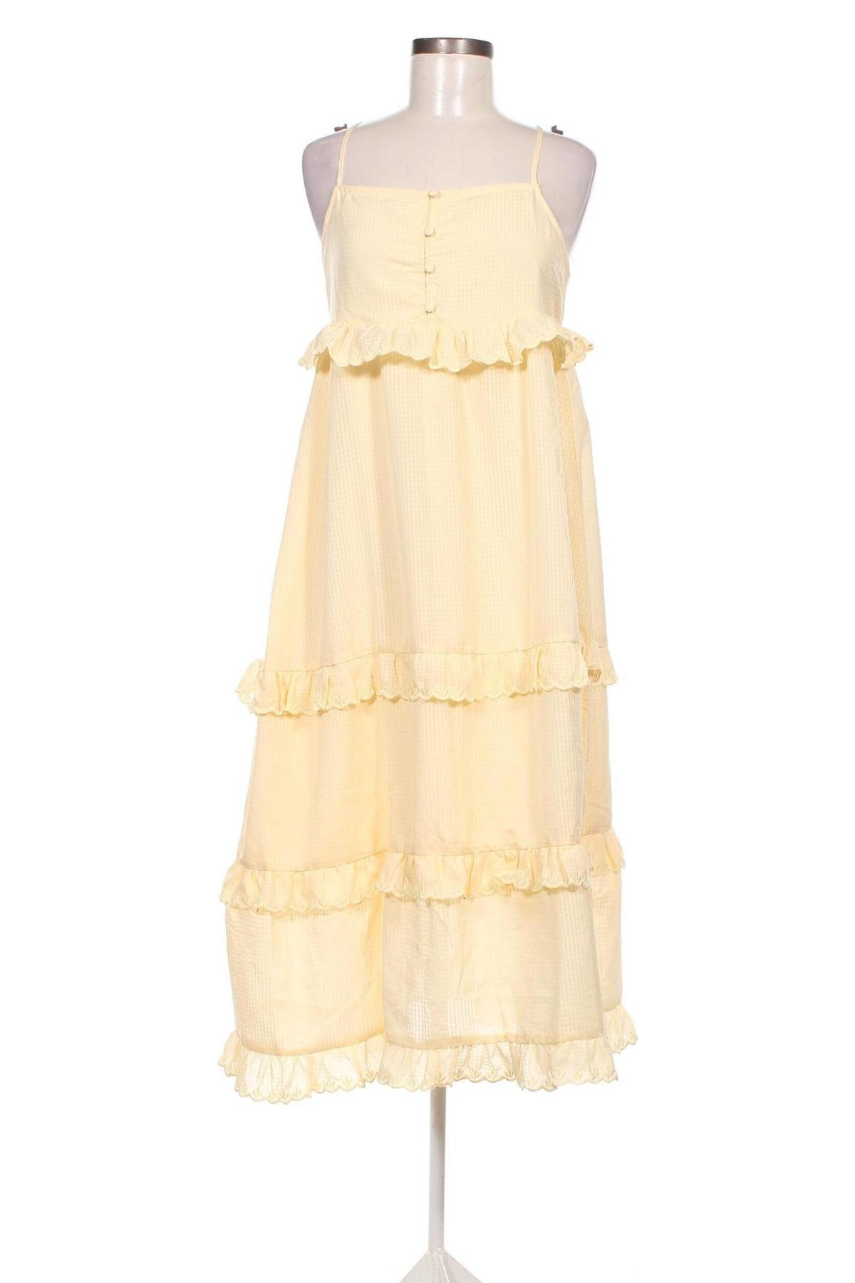 Šaty  NA-KD, Velikost M, Barva Žlutá, Cena  916,00 Kč