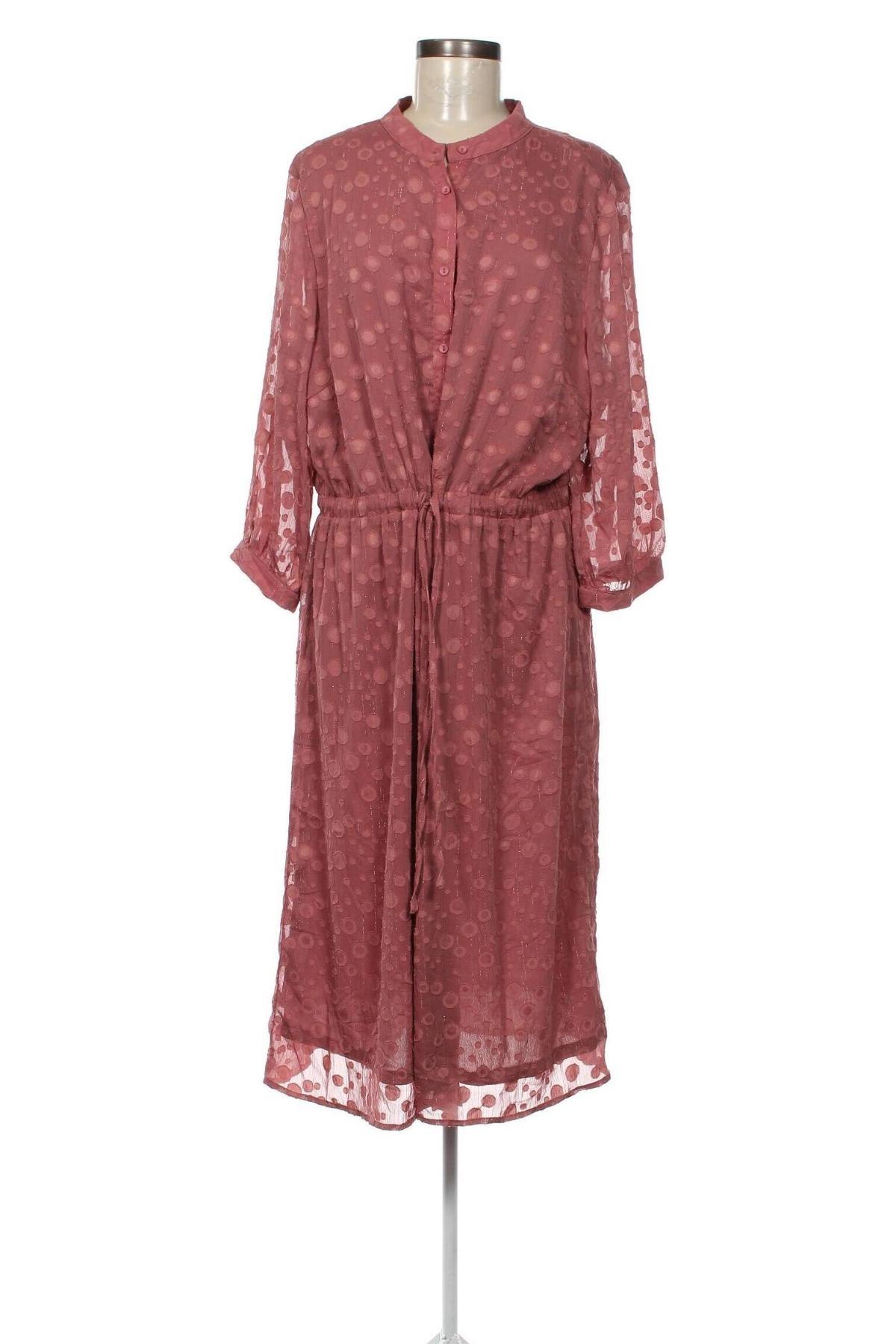 Φόρεμα ONLY Carmakoma, Μέγεθος XL, Χρώμα Σάπιο μήλο, Τιμή 25,36 €