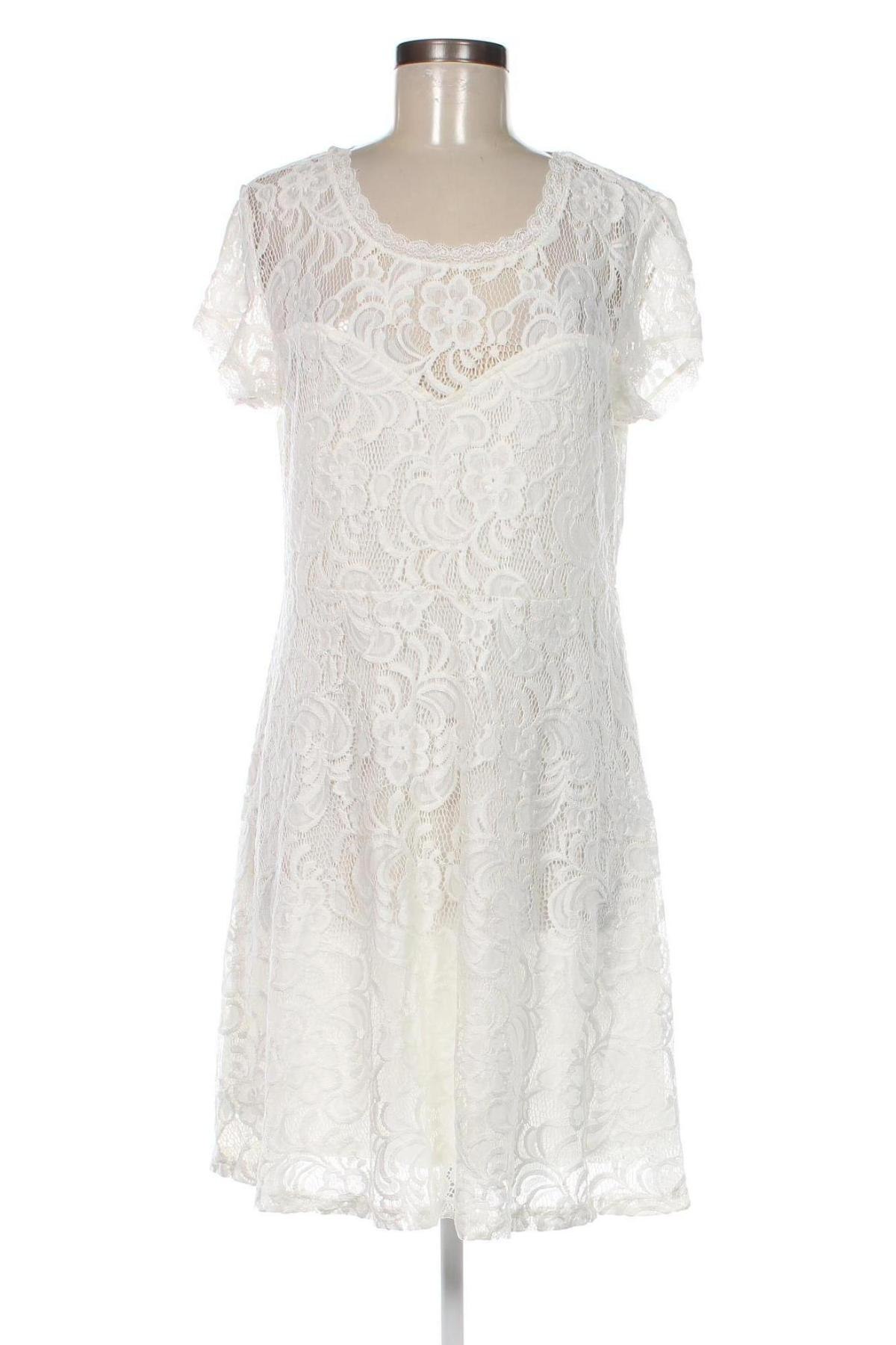 Φόρεμα Page One, Μέγεθος L, Χρώμα Λευκό, Τιμή 10,76 €