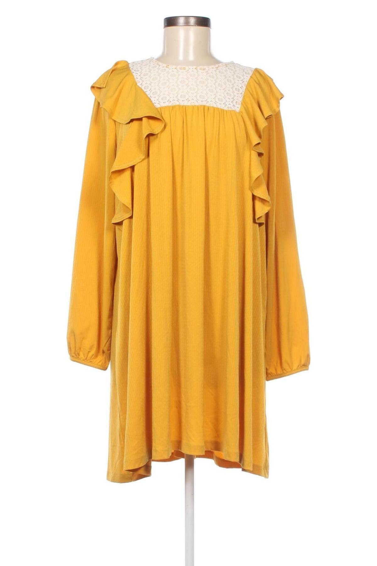 Kleid Reserved, Größe L, Farbe Gelb, Preis € 5,65