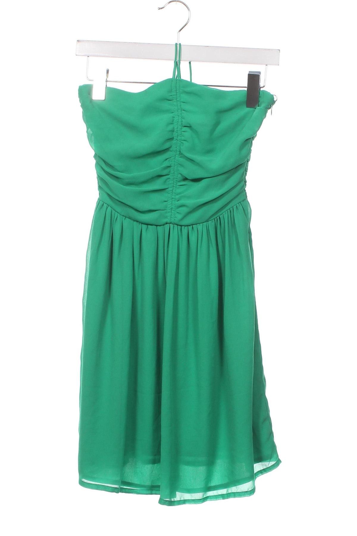 Rochie Zara Trafaluc, Mărime XS, Culoare Verde, Preț 95,39 Lei