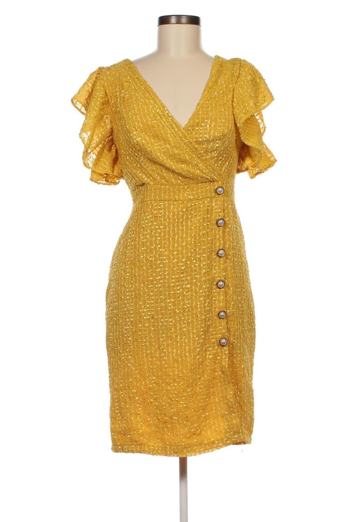 Φόρεμα Zara Trafaluc, Μέγεθος S, Χρώμα Κίτρινο, Τιμή 63,09 €