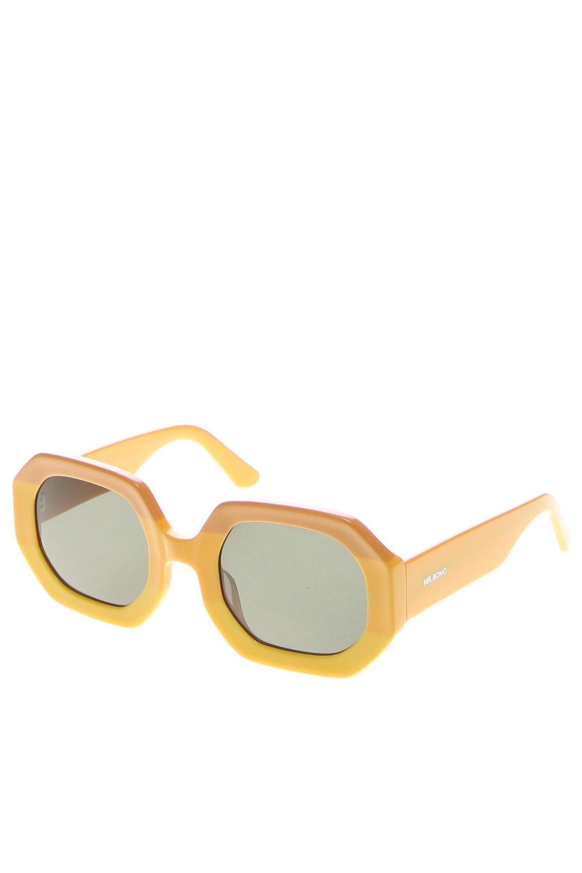 Слънчеви очила Mr. Boho, Цвят Жълт, Цена 166,32 лв.