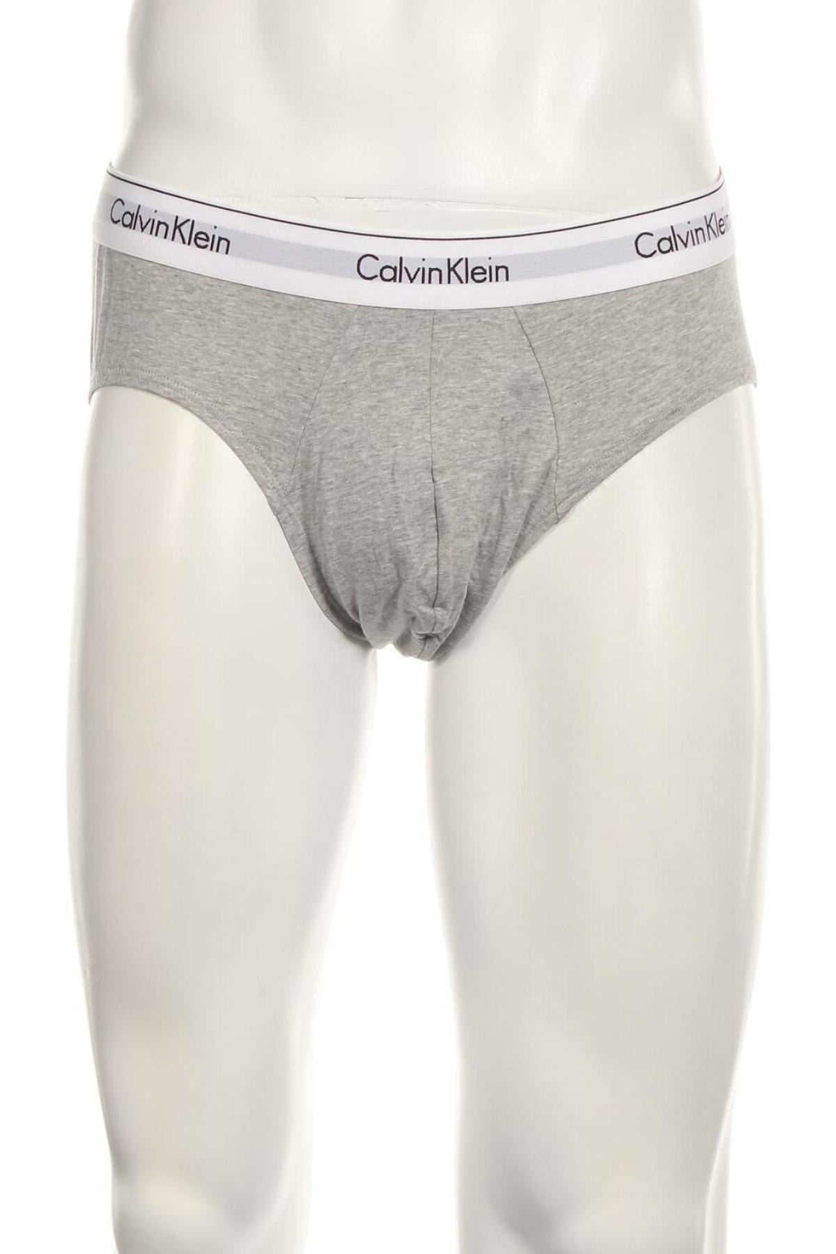 Слип Calvin Klein, Размер XL, Цвят Сив, Цена 34,00 лв.
