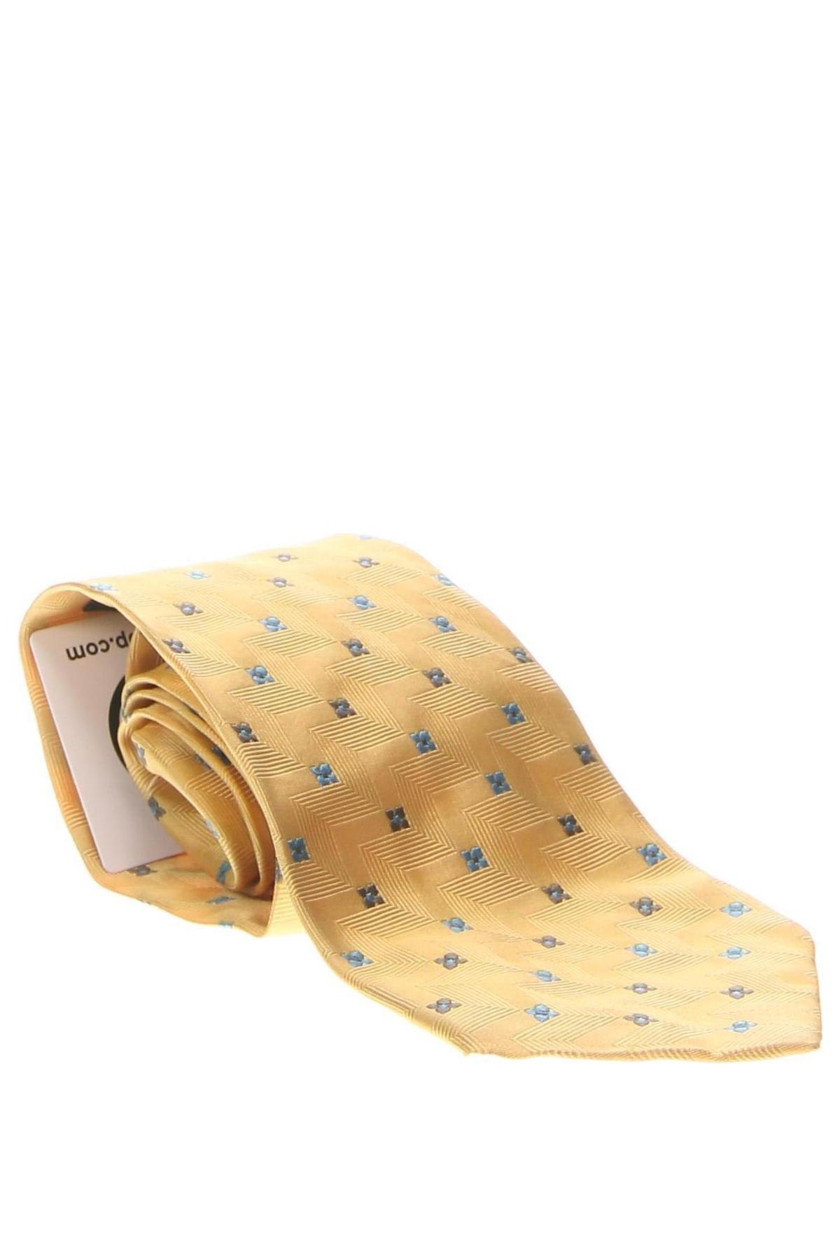 Вратовръзка Hugo Boss, Цвят Жълт, Цена 55,00 лв.