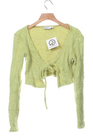Damen Strickjacke Bershka, Größe XS, Farbe Grün, Preis € 5,99