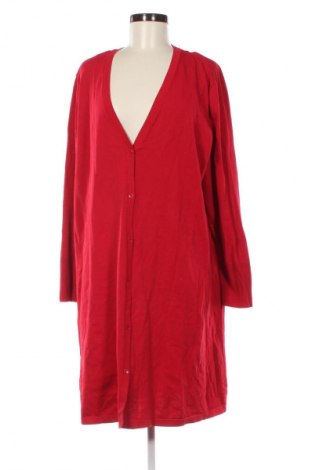 Damen Strickjacke Selection By Ulla Popken, Größe XL, Farbe Rot, Preis € 14,99