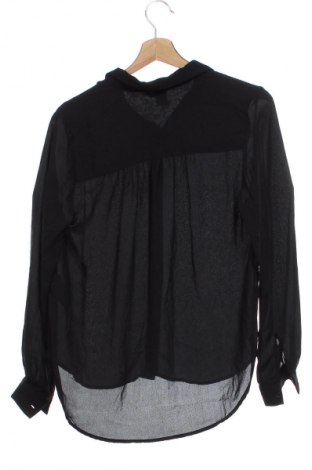 Γυναικείο πουκάμισο H&M, Μέγεθος XS, Χρώμα Μαύρο, Τιμή 4,99 €