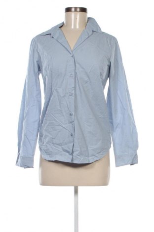 Γυναικείο πουκάμισο Knowledge Cotton Apparel, Μέγεθος M, Χρώμα Μπλέ, Τιμή 4,99 €