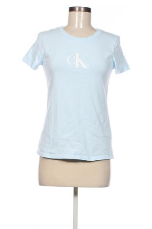 Дамска тениска Calvin Klein Jeans, Размер M, Цвят Син, Цена 82,99 лв.