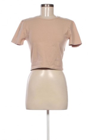 Γυναικείο t-shirt Zara, Μέγεθος M, Χρώμα Καφέ, Τιμή 7,99 €