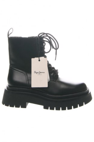 Damen Stiefeletten Pepe Jeans, Größe 36, Farbe Schwarz, Preis 84,99 €