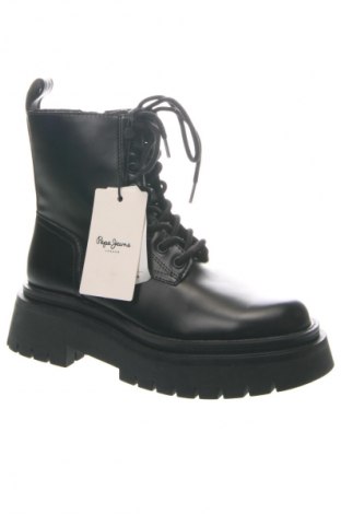 Damen Stiefeletten Pepe Jeans, Größe 36, Farbe Schwarz, Preis 84,99 €
