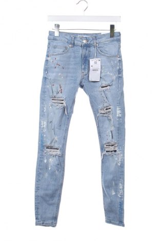 Dámské džíny  Bershka, Velikost XS, Barva Modrá, Cena  259,00 Kč