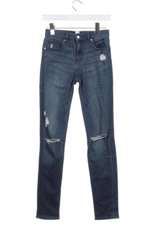 Dámské džíny  H&M, Velikost XS, Barva Modrá, Cena  250,00 Kč