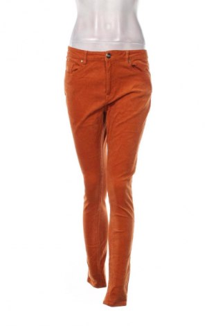 Pantaloni de velvet de femei Amisu, Mărime L, Culoare Portocaliu, Preț 27,99 Lei