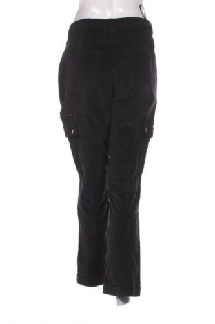 Damskie sztruksy Bpc Bonprix Collection, Rozmiar L, Kolor Czarny, Cena 27,99 zł