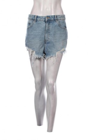 Pantaloni scurți de femei Zara, Mărime XL, Culoare Albastru, Preț 52,99 Lei