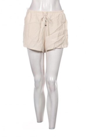 Pantaloni scurți de femei Zara, Mărime S, Culoare Ecru, Preț 65,99 Lei