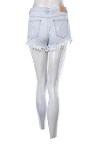 Pantaloni scurți de femei Zara Trafaluc, Mărime S, Culoare Albastru, Preț 39,90 Lei