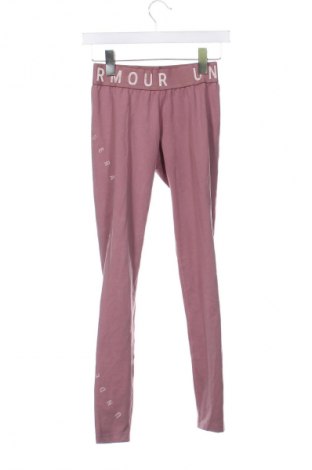 Damskie legginsy Under Armour, Rozmiar XS, Kolor Popielaty róż, Cena 79,99 zł