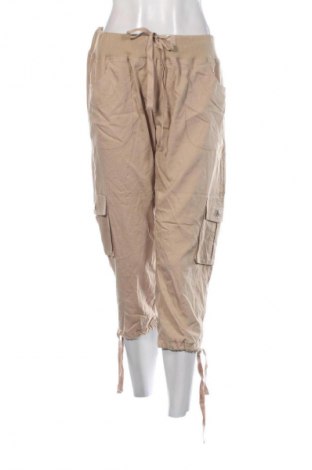 Pantaloni de femei Mofiz, Mărime XL, Culoare Bej, Preț 33,99 Lei