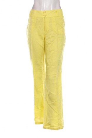 Pantaloni de femei Oui, Mărime M, Culoare Galben, Preț 158,00 Lei
