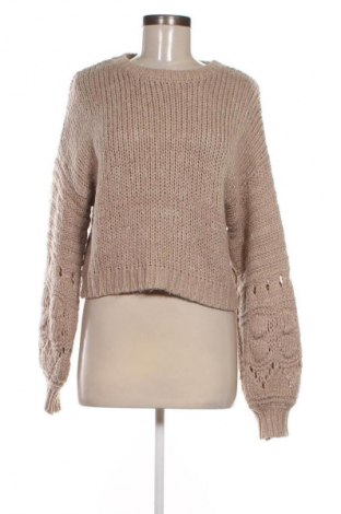 Dámsky pulóver Bershka, Veľkosť M, Farba Béžová, Cena  7,67 €