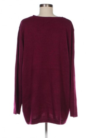Pulover de femei Laura Torelli, Mărime 3XL, Culoare Roșu, Preț 94,99 Lei