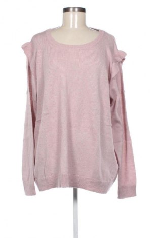 Dámský svetr Rock Your Curves by Angelina Kirsch, Velikost XXL, Barva Popelavě růžová, Cena  229,00 Kč